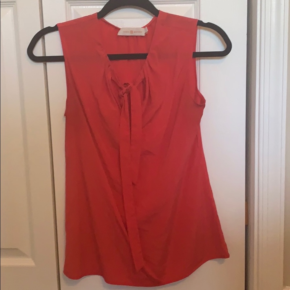 Red Tory Burch Blouse